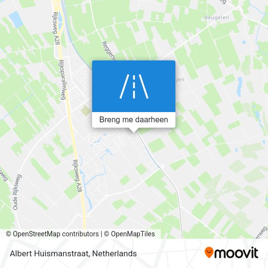 Albert Huismanstraat kaart