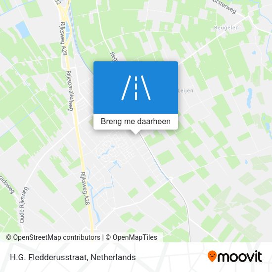 H.G. Fledderusstraat kaart