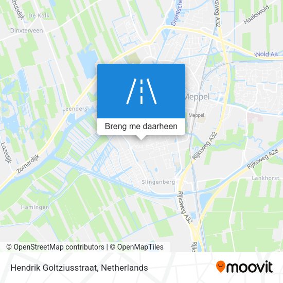 Hendrik Goltziusstraat kaart