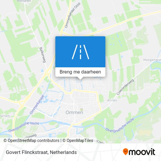 Govert Flinckstraat kaart