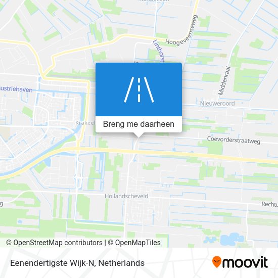Eenendertigste Wijk-N kaart