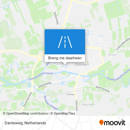 Danteweg kaart