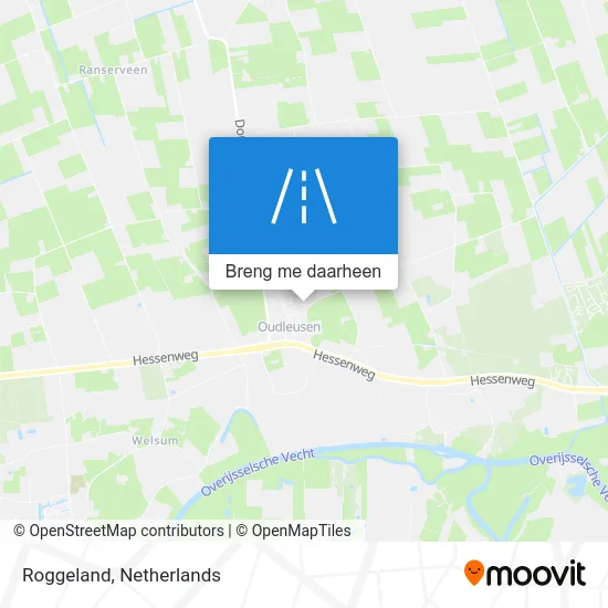 Roggeland kaart