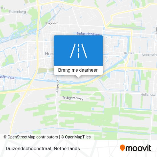 Duizendschoonstraat kaart