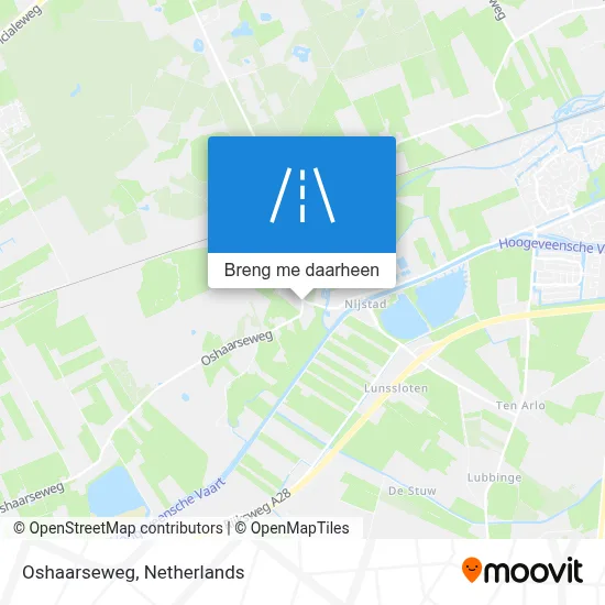 Oshaarseweg kaart
