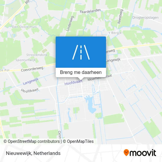 Nieuwewijk kaart