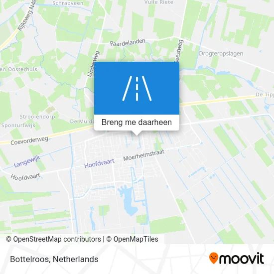Bottelroos kaart