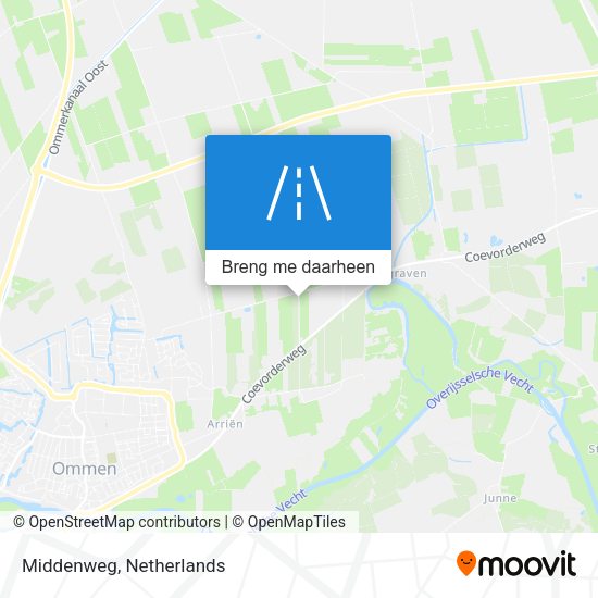 Middenweg kaart