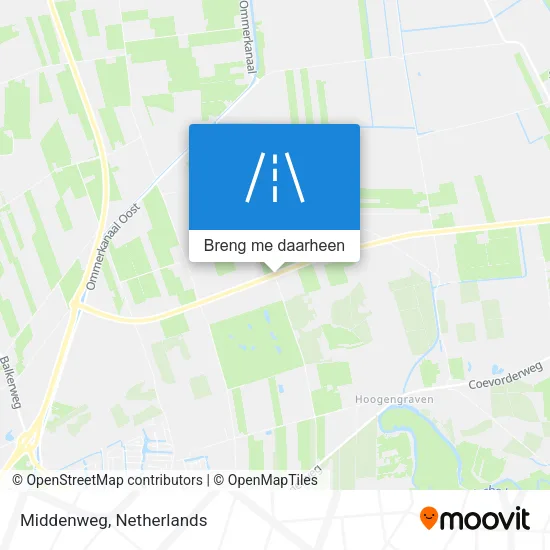 Middenweg kaart