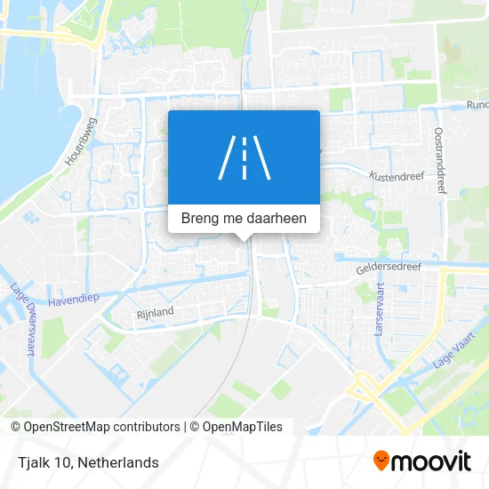 Tjalk 10 kaart