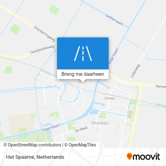 Het Spaarne kaart