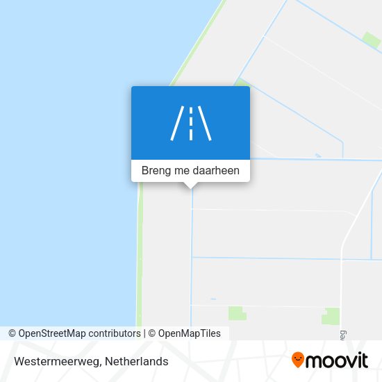 Westermeerweg kaart