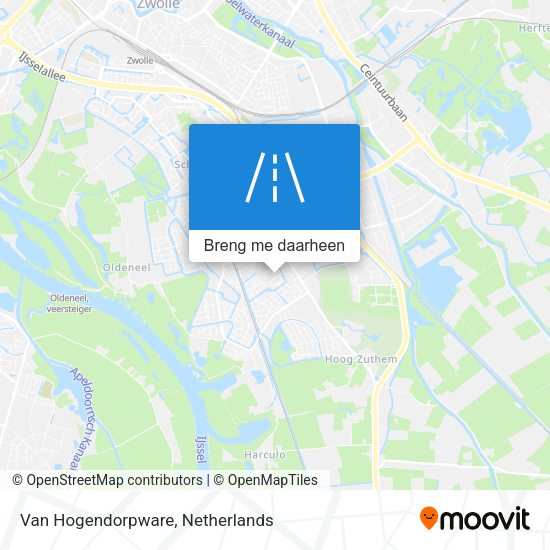 Van Hogendorpware kaart