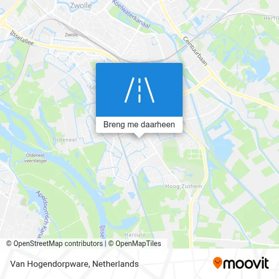 Van Hogendorpware kaart