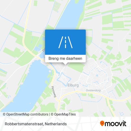 Robbertsmatenstraat kaart