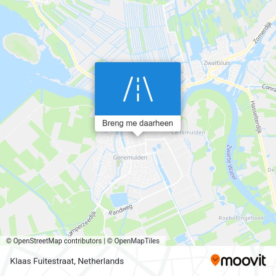 Klaas Fuitestraat kaart