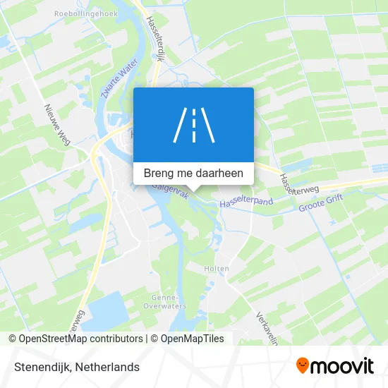 Stenendijk kaart