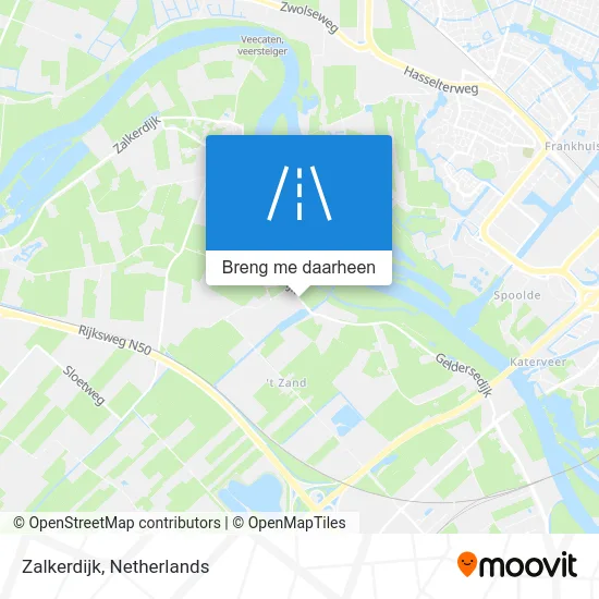 Zalkerdijk kaart