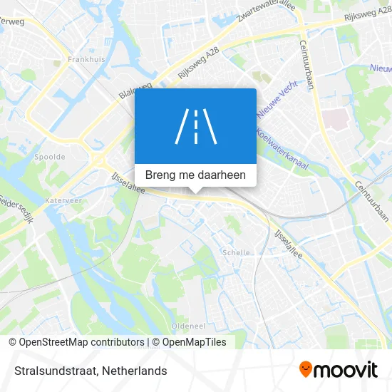 Stralsundstraat kaart