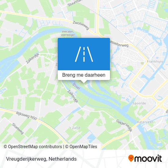 Vreugderijkerweg kaart