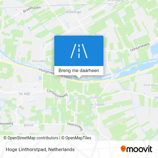 Hoge Linthorstpad kaart
