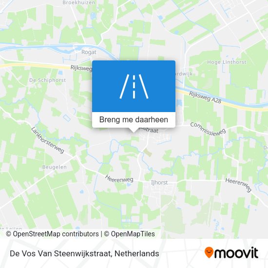 De Vos Van Steenwijkstraat kaart