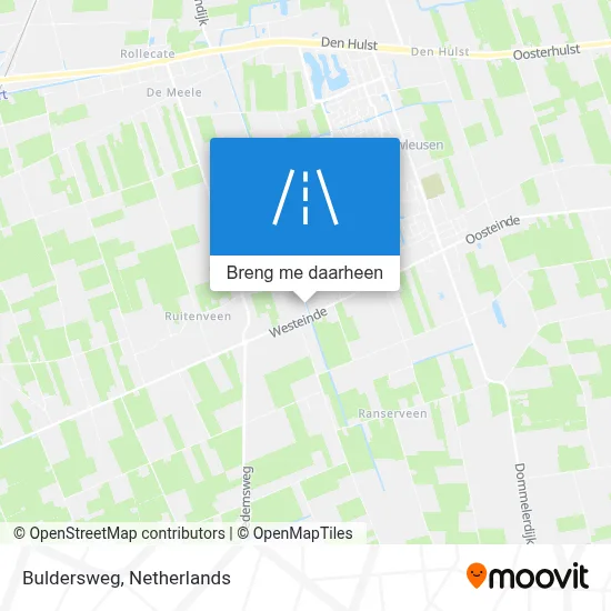 Buldersweg kaart