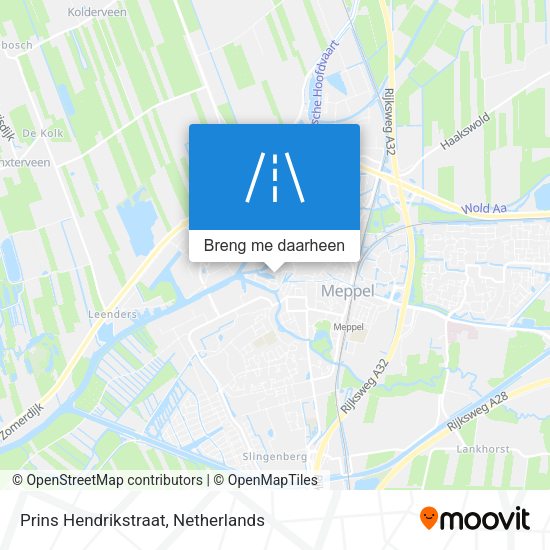 Prins Hendrikstraat kaart