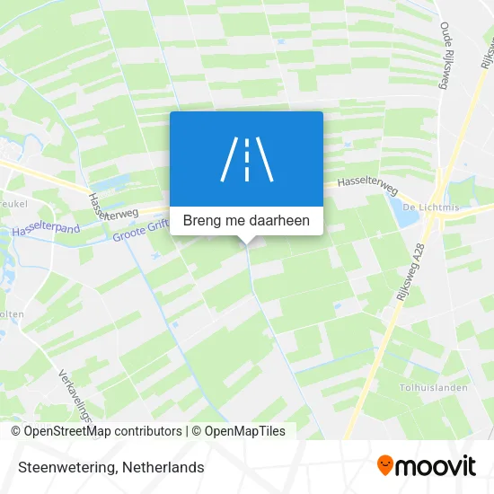Steenwetering kaart