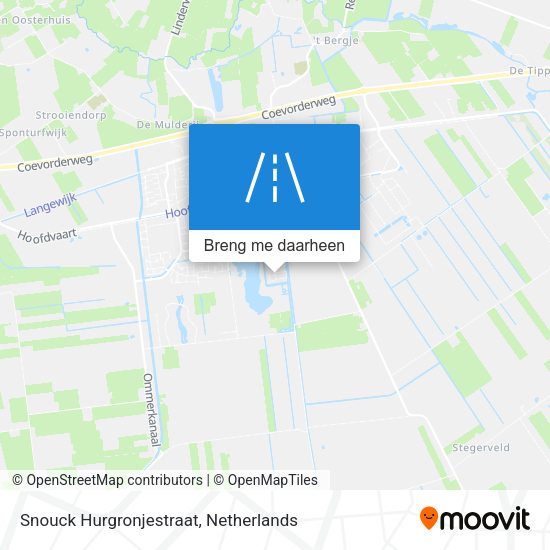 Snouck Hurgronjestraat kaart