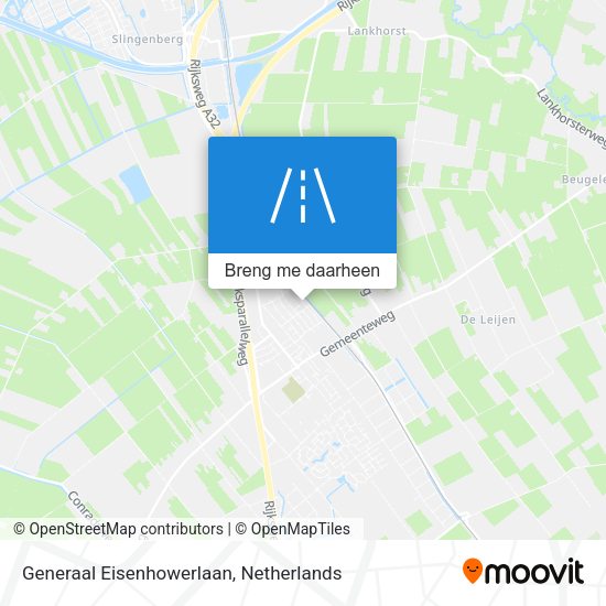 Generaal Eisenhowerlaan kaart