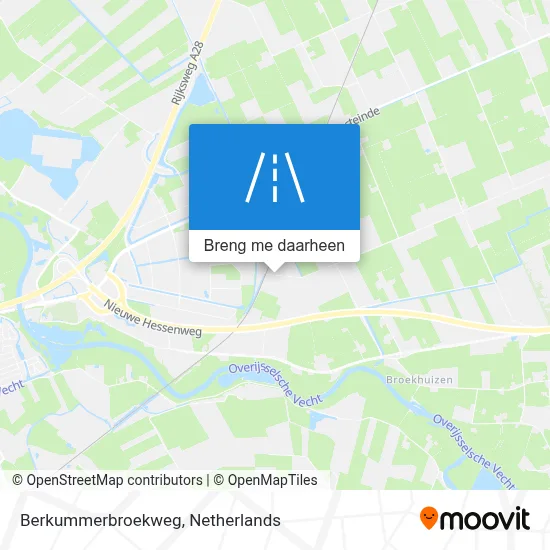 Berkummerbroekweg kaart