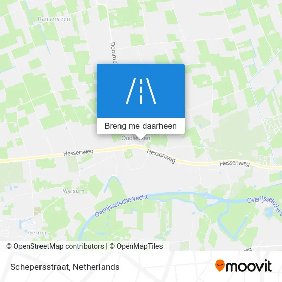 Schepersstraat kaart