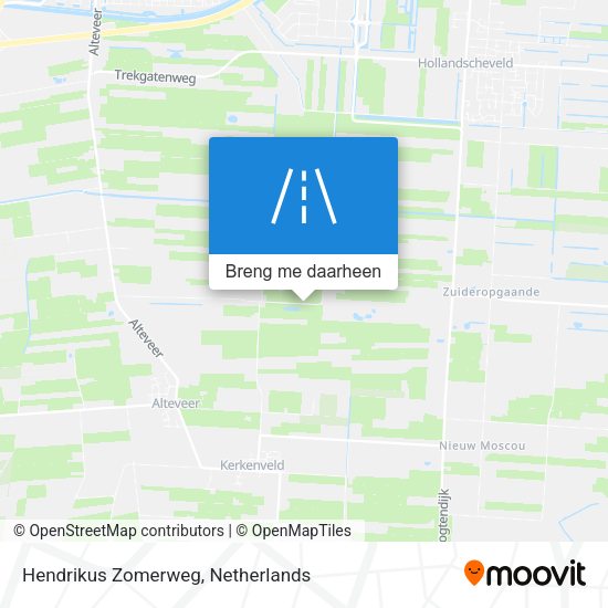 Hendrikus Zomerweg kaart