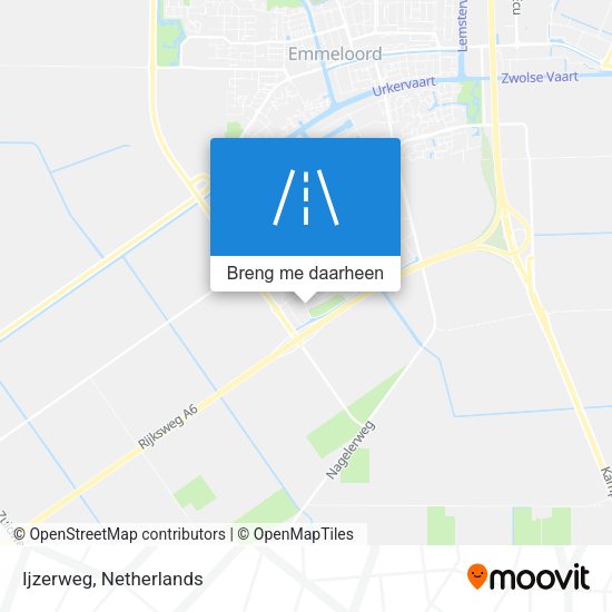 Ijzerweg kaart