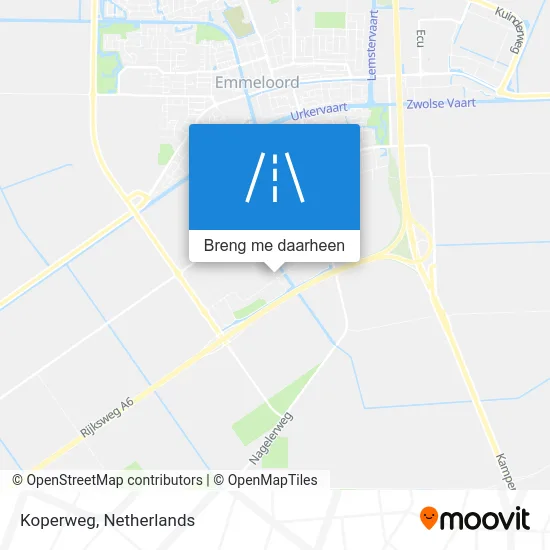 Koperweg kaart