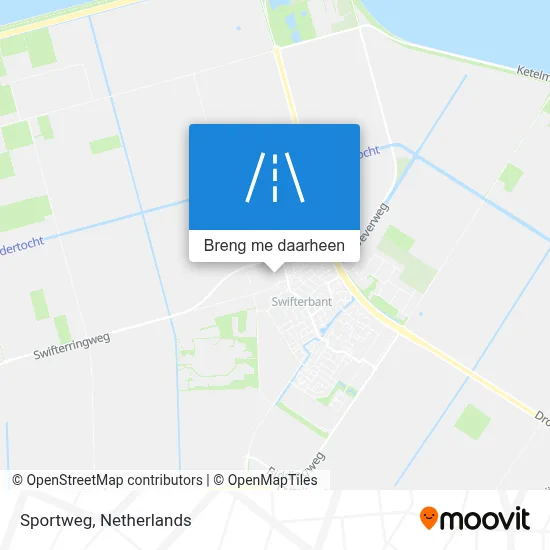 Sportweg kaart