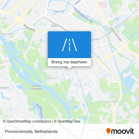 Provincieroute kaart