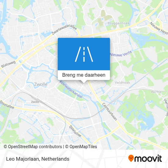 Leo Majorlaan kaart