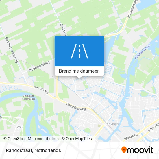 Randestraat kaart