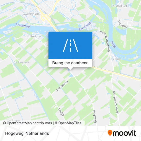 Hogeweg kaart