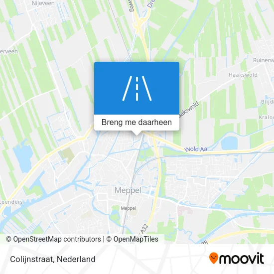 Colijnstraat kaart