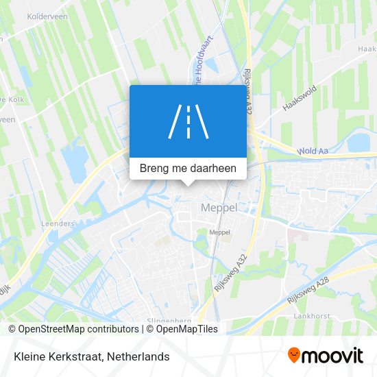Kleine Kerkstraat kaart