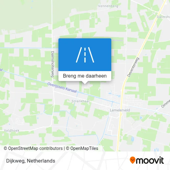 Dijkweg kaart