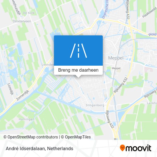 André Idserdalaan kaart