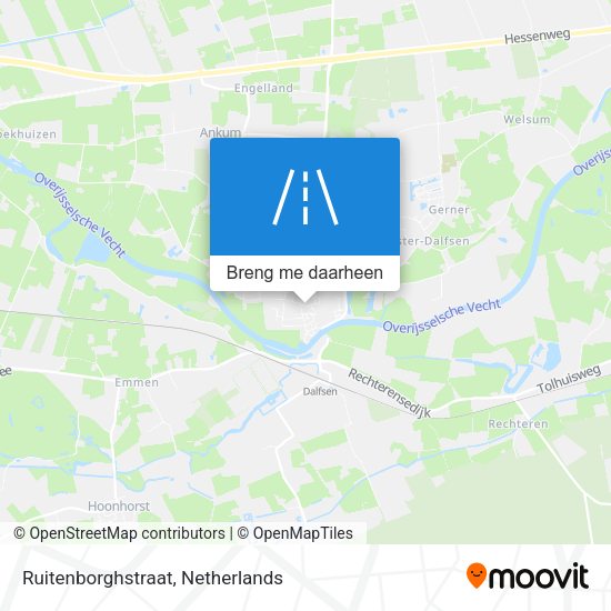 Ruitenborghstraat kaart