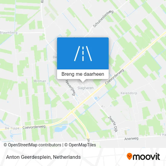 Anton Geerdesplein kaart