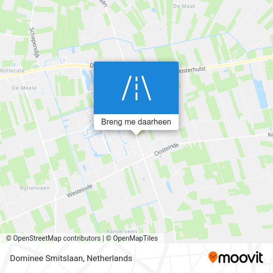 Dominee Smitslaan kaart
