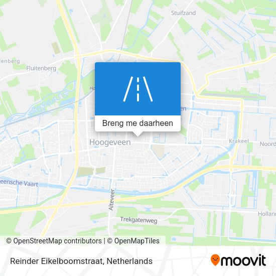 Reinder Eikelboomstraat kaart