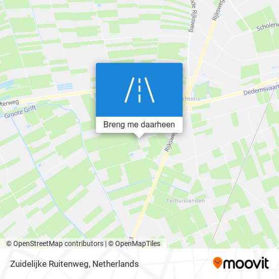 Zuidelijke Ruitenweg kaart